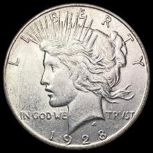 1928 S Silver Peace Dollar UNCIRCULATED