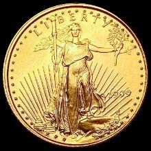 1999 1/10 oz $5 Gold Eagle SUPERB GEM BU