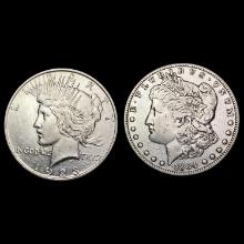 1884-1923 Silver Dollars (2) HIGH GRADE