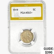 1919 Buffalo Nickel PGA MS63+