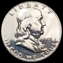 1955 PF Franklin Half Dollar CHOICE PROOF