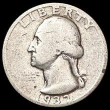 1932-S Washington Silver Quarter NICELY CIRCULATED