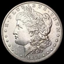 1891-S Morgan Silver Dollar CLOSELY UNCIRCULATED