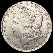 1891-O Morgan Silver Dollar NEARLY UNCIRCULATED