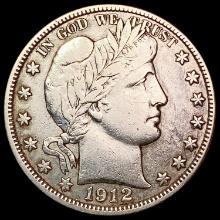 1912 Barber Half Dollar NEARLY UNCIRCULATED