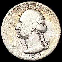 1932-S Washington Silver Quarter NICELY CIRCULATED