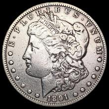 1891-CC Morgan Silver Dollar NEARLY UNCIRCULATED