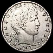 1902 Barber Half Dollar CLOSELY UNCIRCULATED