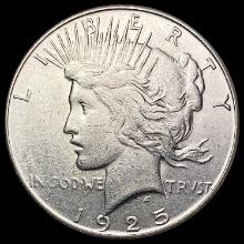 1925 S Silver Peace Dollar CLOSELY UNCIRCULATED