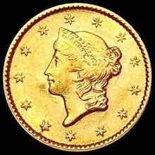 1853 Rare Gold Dollar UNCIRCULATED