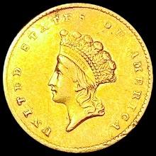 1855 Rare Gold Dollar CLOSELY UNCIRCULATED