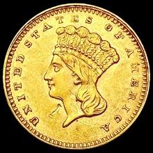 1862 Rare Gold Dollar CLOSELY UNCIRCULATED