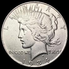 1934 Silver Peace Dollar UNCIRCULATED