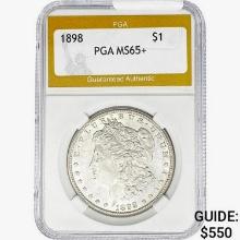 1898 Morgan Silver Dollar PGA MS65+