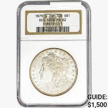 1879-S REV 78 Morgan Silver Dollar NGC MS62