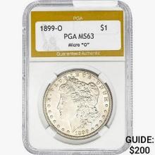 1899-O Morgan Silver Dollar PGA MS63