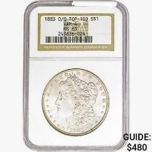 1883-O/O Morgan Silver Dollar NGC MS65 VAM-4