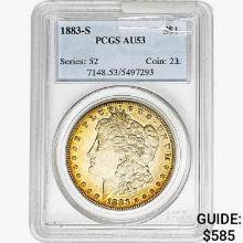 1883-S Morgan Silver Dollar PCGS AU53