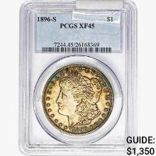 1896-S Morgan Silver Dollar PCGS XF45