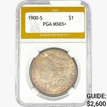 1900-S Morgan Silver Dollar PGA MS65+