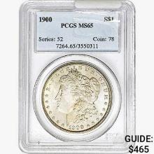 1900 Morgan Silver Dollar PCGS MS65