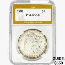 1902 Morgan Silver Dollar PGA MS64+