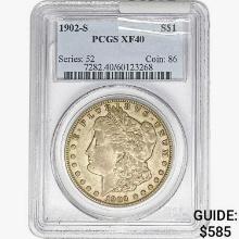 1902-S Morgan Silver Dollar PCGS XF40