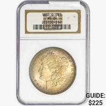 1883-O Morgan Silver Dollar NGC MS64