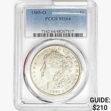 1885-O Morgan Silver Dollar PCGS MS64