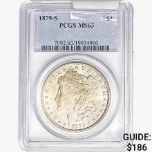 1879-S Morgan Silver Dollar PCGS MS63