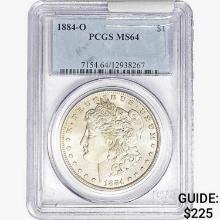 1884-O Morgan Silver Dollar PCGS MS64