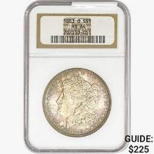 1883-O Morgan Silver Dollar NGC MS64