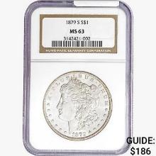 1879-S Morgan Silver Dollar NGC MS63