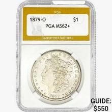 1879-O Morgan Silver Dollar PGA MS62+