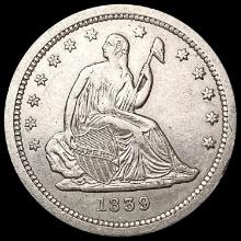 1839 Seated Liberty Quarter CLOSELY UNCIRCULATED