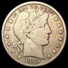 1909-O Barber Half Dollar NICELY CIRCULATED