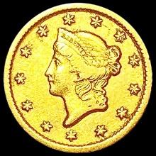 1853-O Rare Gold Dollar CLOSELY UNCIRCULATED