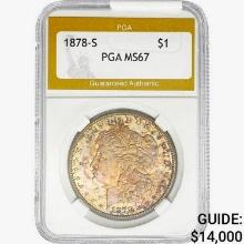 1878-S Morgan Silver Dollar PGA MS67