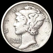 1921-D Mercury Dime CLOSELY UNCIRCULATED