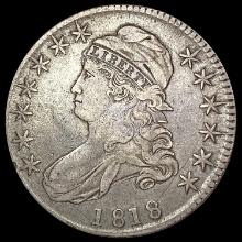 1818 Capped Bust Half Dollar NEARLY UNCIRCULATED