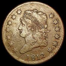 1812 Classic Head Large Cent LIGHTLY CIRCULATED