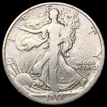 1916-S Walking Liberty Half Dollar NICELY CIRCULATED