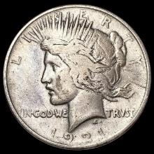 1921 Silver Peace Dollar LIGHTLY CIRCULATED