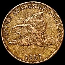 1857 Flying Eagle Cent LIGHTLY CIRCULATED