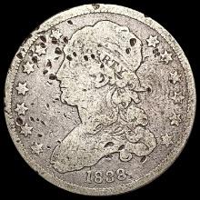 1838 Seated Liberty Quarter NICELY CIRCULATED