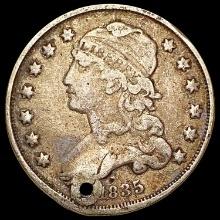 1835 Capped Bust Quarter NICELY CIRCULATED