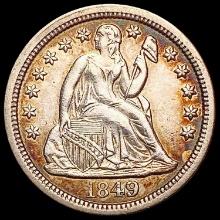 1849 Seated Liberty Dime UNCIRCULATED