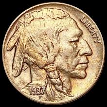 1937-D 3 Leg Buffalo Nickel UNCIRCULATED