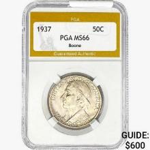 1937 Boone Half Dollar PGA MS66