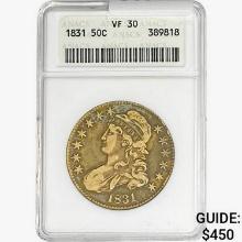 1831 Capped Bust Half Dollar ANACS VF30